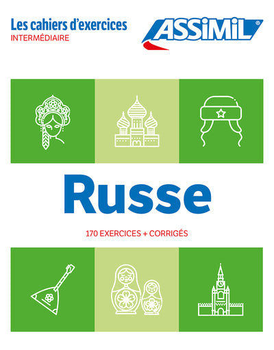 RUSSE. LES CAHIERS D'EXERCICES. INTERMEDIAIRE