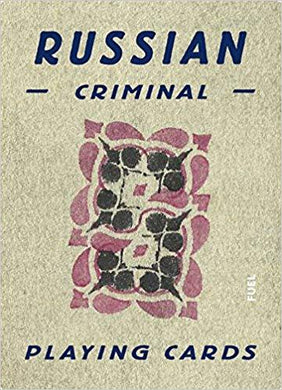 RUSSIAN CRIMINAL PLAYING CARDS /ANGLAIS