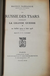 LA RUSSIE DES TSARS PENDANT LA GRANDE GUERRE 3 Volumes